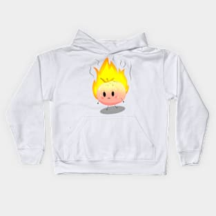 Flaming Peach Kids Hoodie